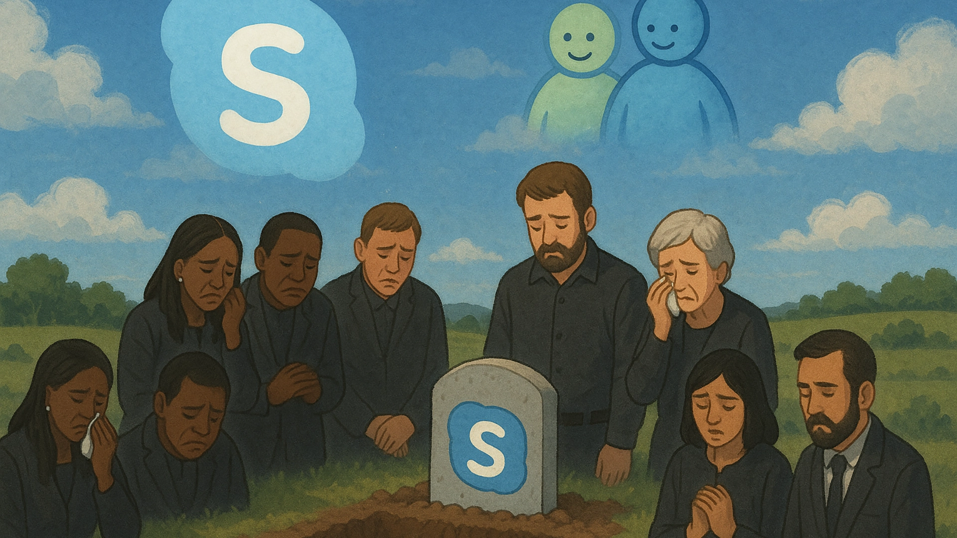 Meninger: Skype er borte – Den online minnesmarkeringen til en elsket teknologi